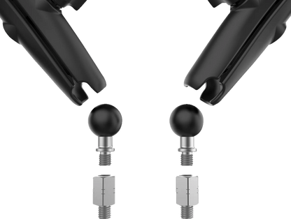 RAM MOUNTS Tough-Mirror™ - Side View - Oval - Black - Left/Right - Long Arm RAM-B-349-M1015-C-46