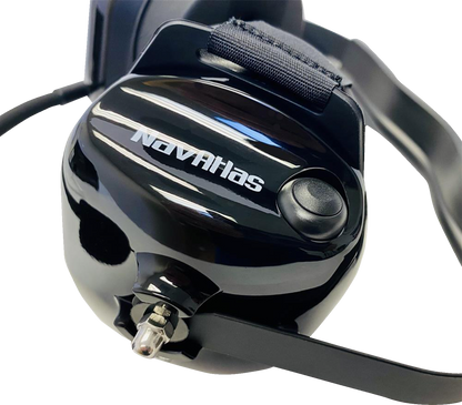 NAVATLAS Headset - Behind-the-Head - Stereo/VOX - Black NB202BK