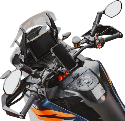 RAM MOUNTS Tough-Mirror™ - Side View - Oval - Black - Right with Ball RAM-B-465RU
