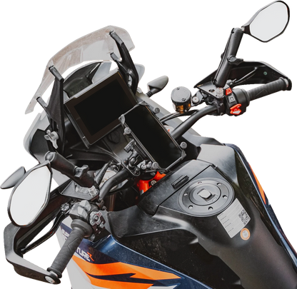 RAM MOUNTS Tough-Mirror™ - Side View - Oval - Black - Left/Right - Long Arm RAM-B-349-M1015-C-46