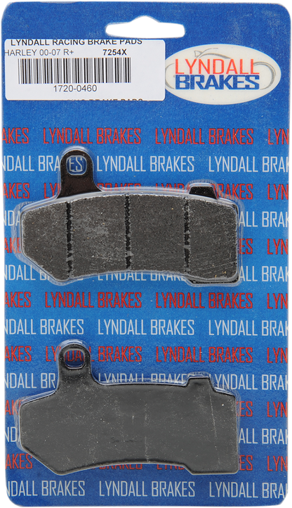 LYNDALL RACING BRAKES LLC X-Treme Brake Pads - Harley-Davidson 7254X