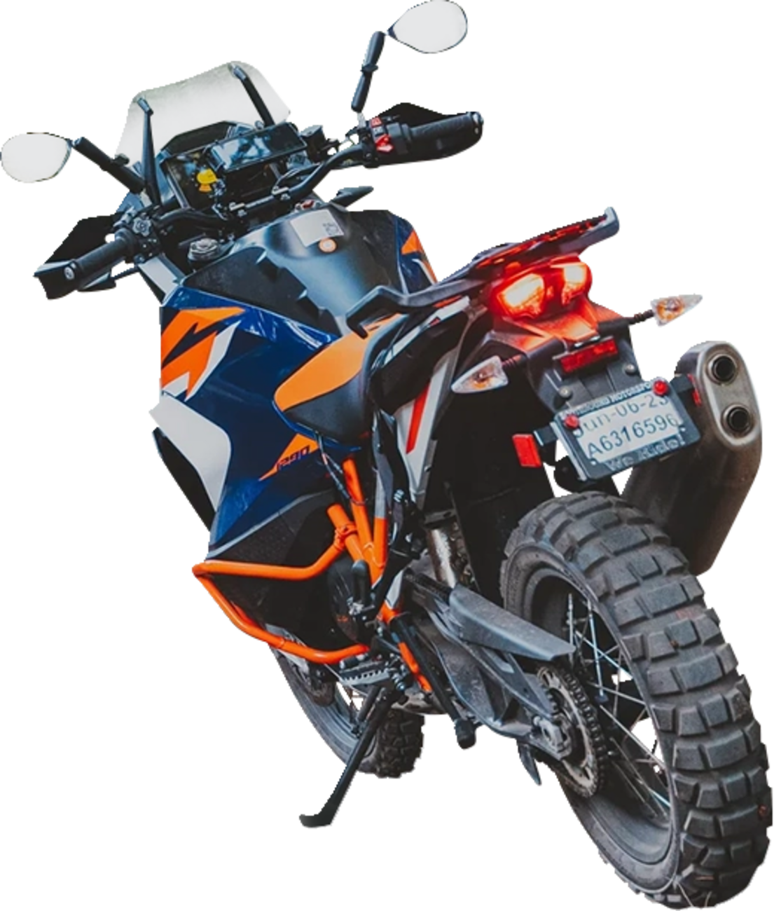 RAM MOUNTS Tough-Mirror™ - Side View - Oval - Black - Left/Right - Long Arm RAM-B-349-C-465RL