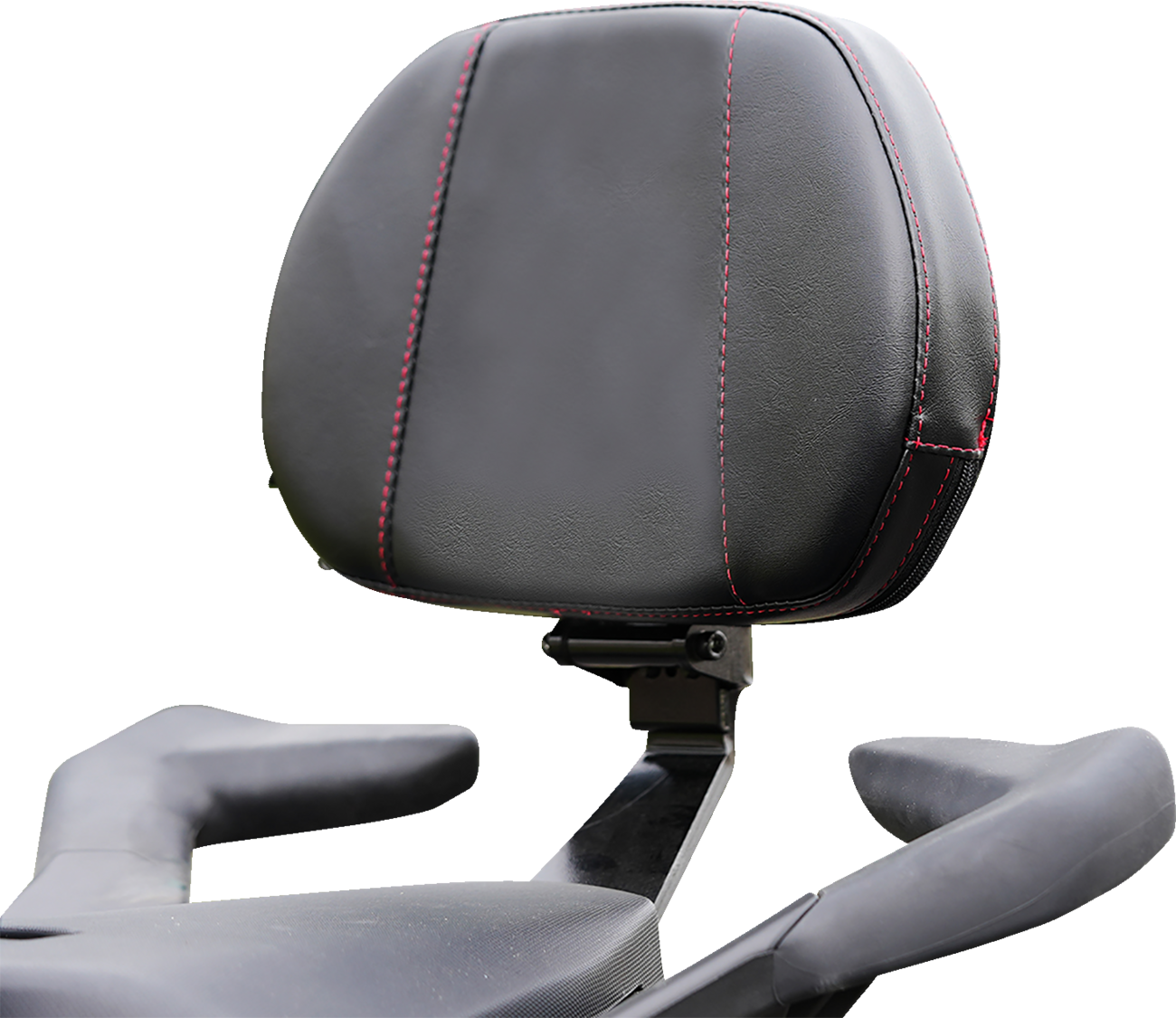 SHOW CHROME Grande Backrest - Passenger - Red Stitch - Ryker '19-'24 41-420GRED