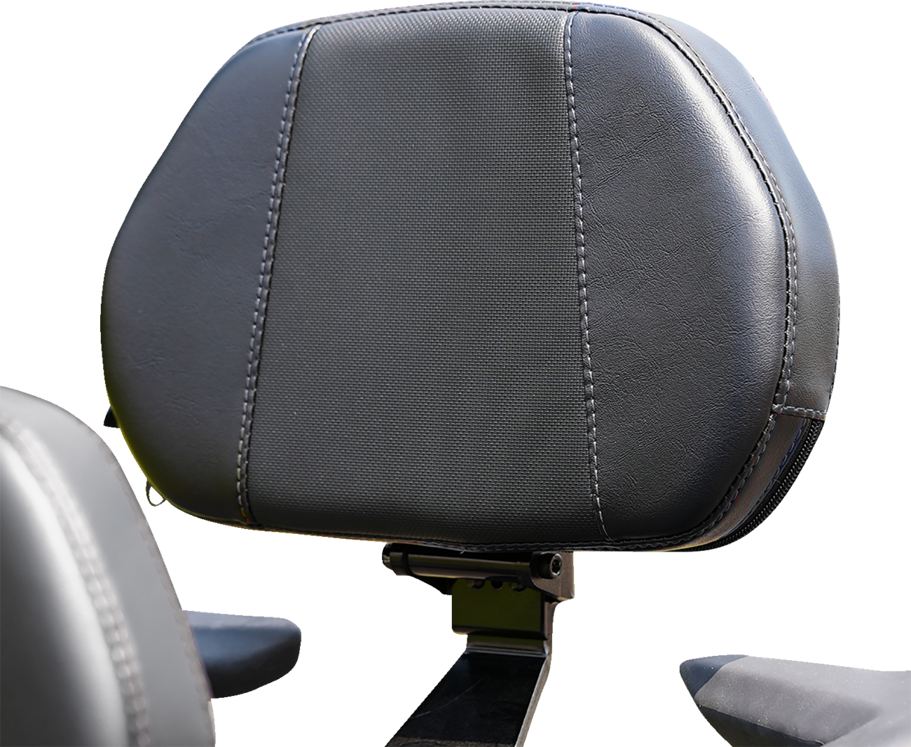 SHOW CHROME Grande Backrest - Passenger - Ballistic Black - Ryker '19-'24 41-420GC