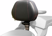 SHOW CHROME Grande Backrest - Driver - Ballistic Red Stitch - Can-Am Ryker '19-'24 41-416CRED