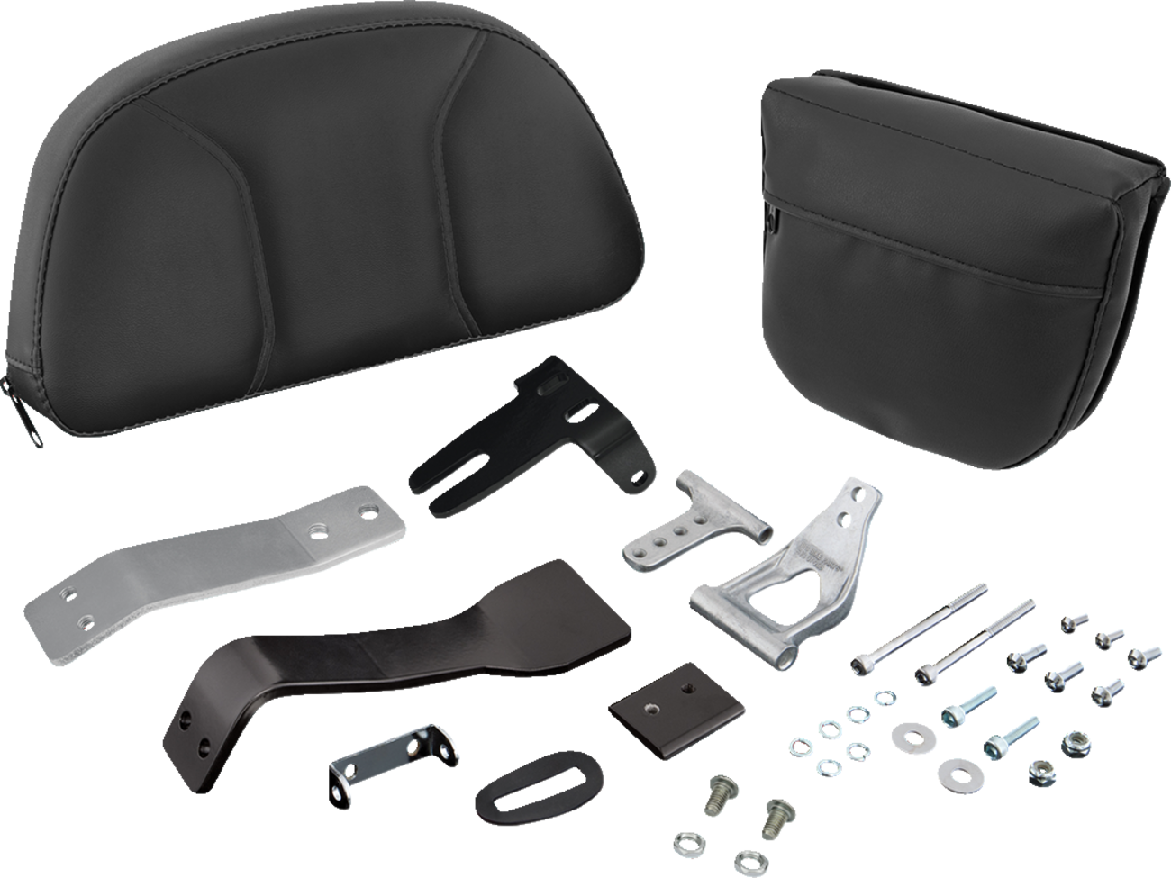 SHOW CHROME Grande Backrest - Driver - Black - Can-Am RT '10-'19 41-168AG