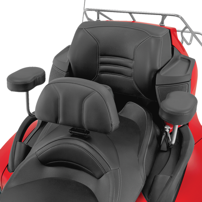 SHOW CHROME Grande Backrest - Driver - Black - Can-Am RT '10-'19 41-168AG