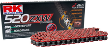 RK 520 ZXW - Connecting Link - Rivet - Red RR520ZXW-RL