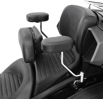 SHOW CHROME Grande Backrest - Driver - Black - Can-Am F3 '15-'23 41-308G
