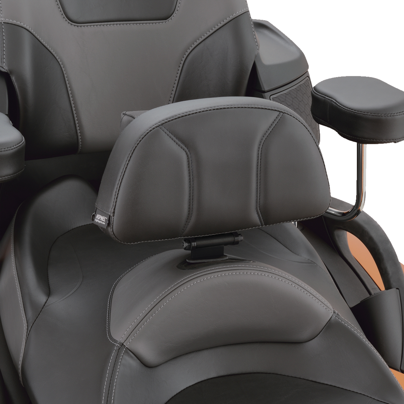 SHOW CHROME Grande Backrest - Driver - Black - Can-Am RT '10-'19 41-168AG