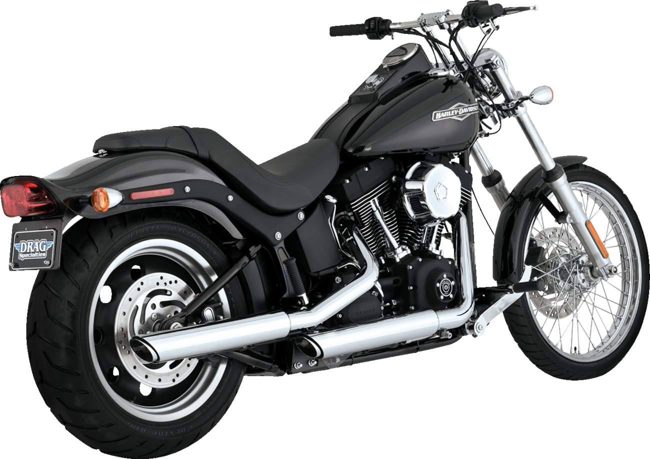 VANCE & HINES 3" Twin Slash Slip-On Muffler - Chrome 16834