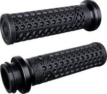 ODI Vans Harley Davidson Grips - Cable - Black/Black V31VHCWB-MB