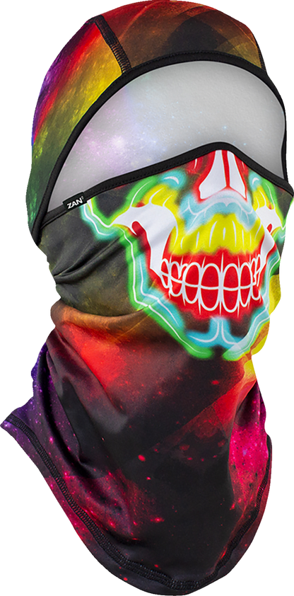 ZAN HEADGEAR Sportflex® Convertible Balaclava - Electric Skull WB4L098