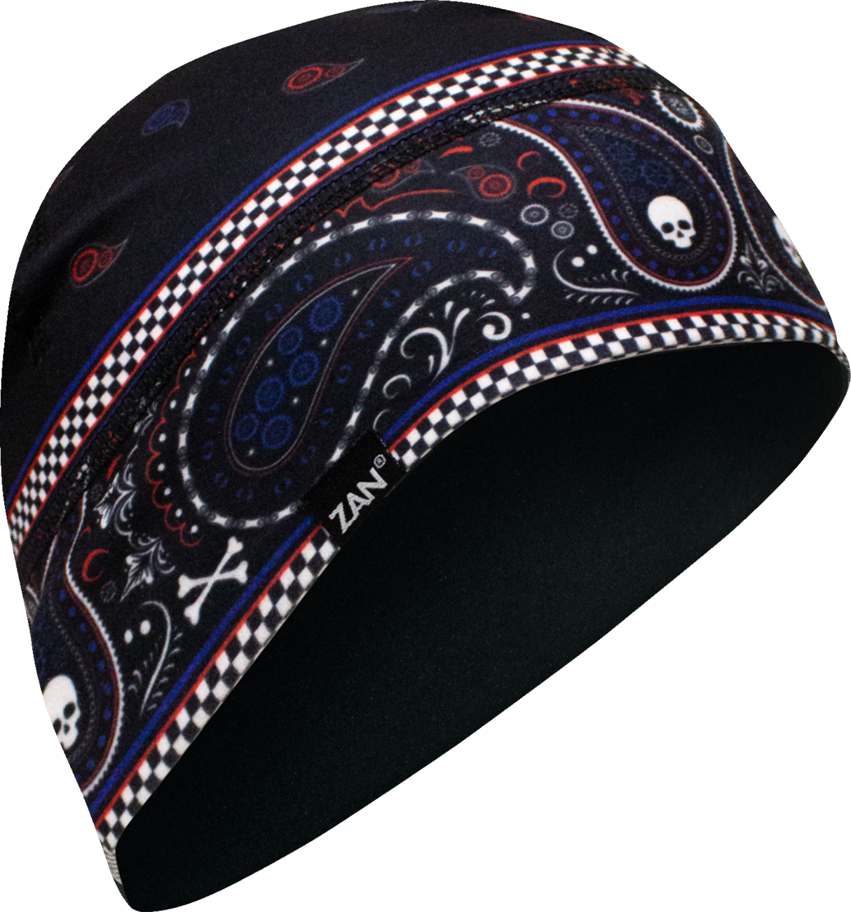 ZAN HEADGEAR SportFlex® Helmet Liner - Classic Bandanna - Red/White/Blue WHLL148