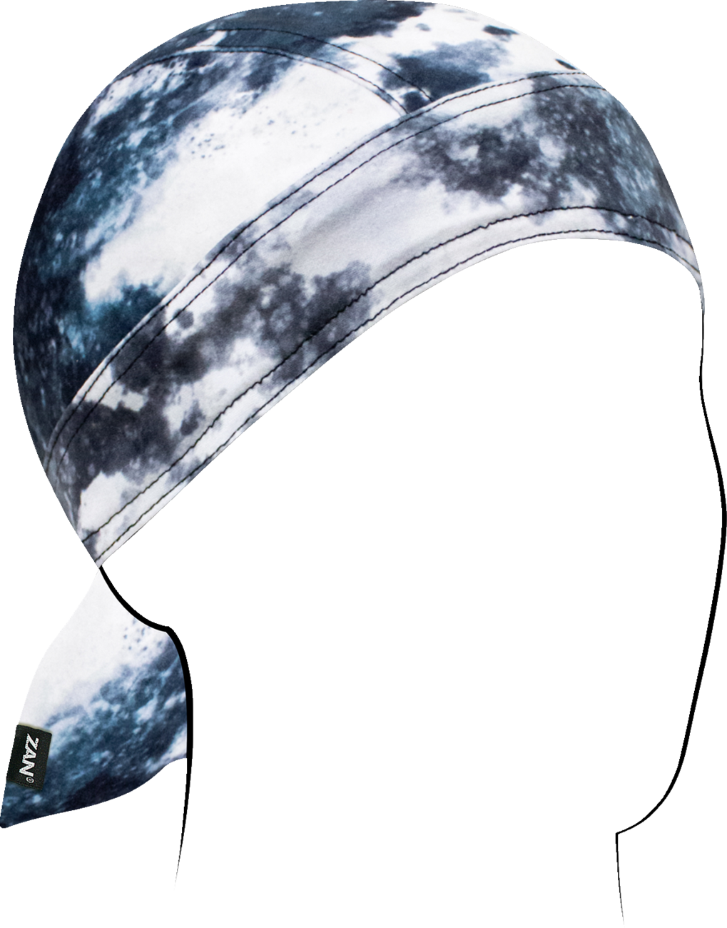 ZAN HEADGEAR Flydanna® Sportflex® - Tie Dye - Black/White ZL153