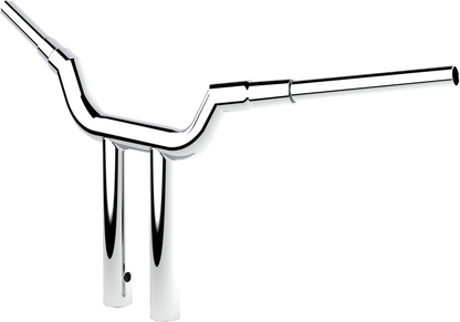 LA CHOPPERS Valley T-Bar - 12" - Chrome LA-7344-12