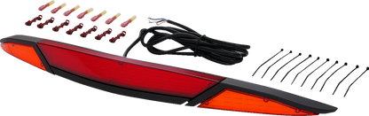SHOW CHROME LED Trunk Light - Amber/Red Lens - Black - GL1800 52-970BK