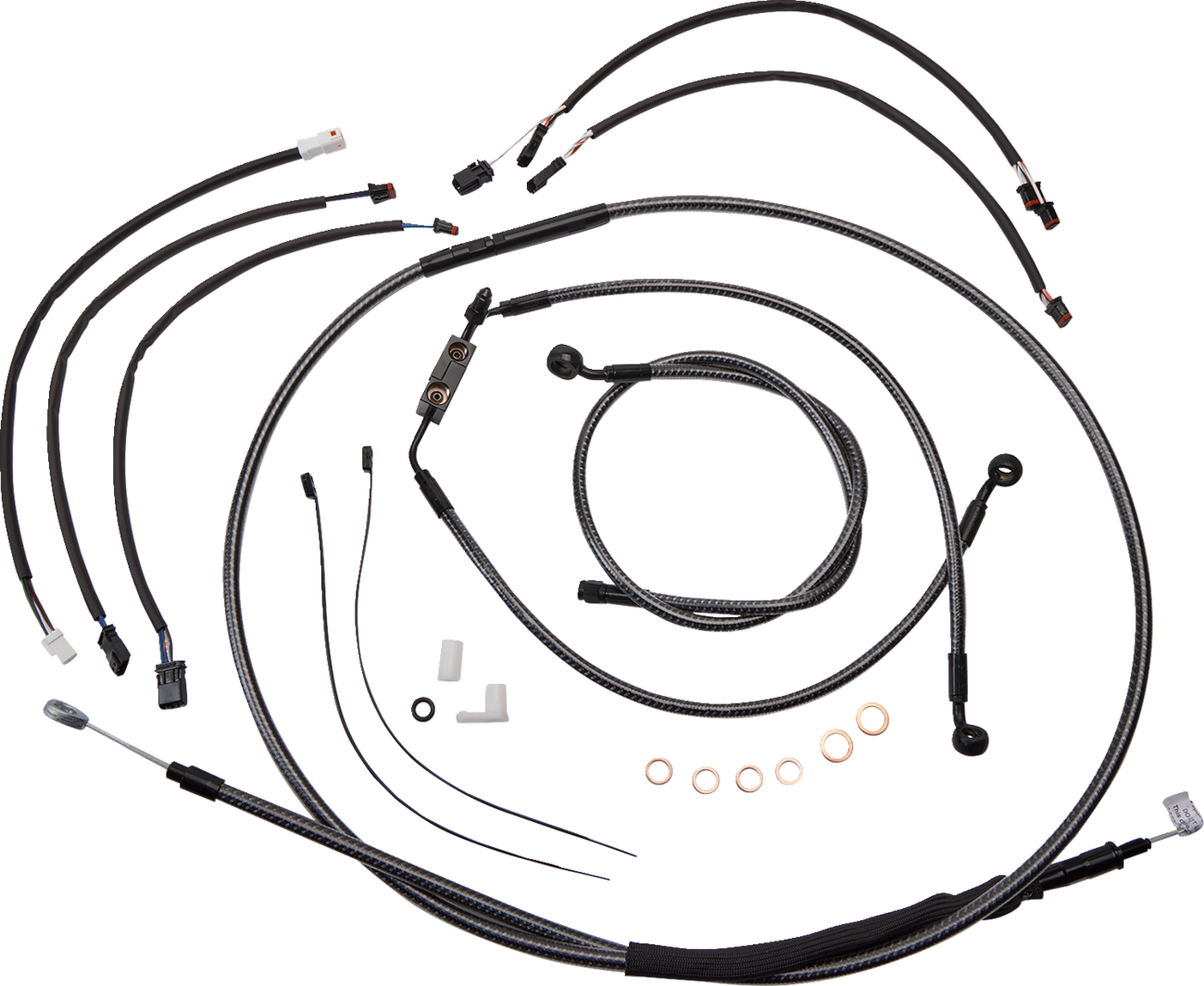 MAGNUM SHIELDING KARBONFIBR Designer Handlebar Installation Kit - 12"-14" - '18-'24 FX 787951