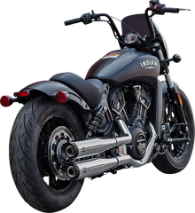 S&S CYCLE Grand National Slip-On Mufflers - Chrome - 50-State 4110-156
