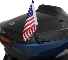 SHOW CHROME Folding Flag Pole - Right - Black - Can-Am - Spyder 41-203RBK