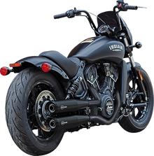 S&S CYCLE Grand National Slip-On Mufflers - Black - Race Only 4110-266-R