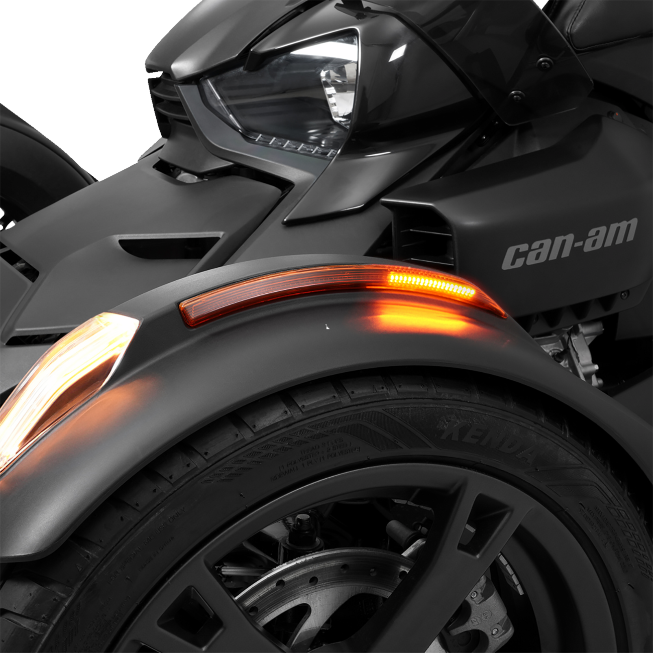 SHOW CHROME LED Light Front Fender - Ryker 41-187A