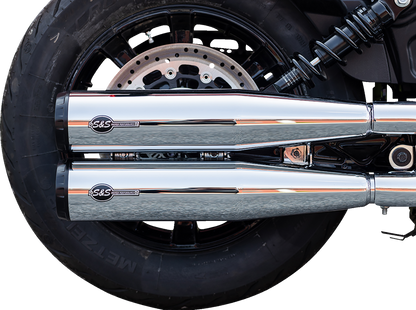 S&S CYCLE Grand National Slip-On Mufflers - Chrome - Race Only 4110-156-R