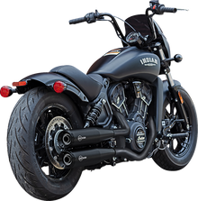S&S CYCLE Grand National Slip-On Mufflers - Black - 50-State 4110-266