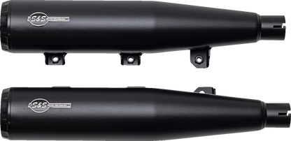 S&S CYCLE Grand National Slip-On Mufflers - Black - 50-State 4110-266