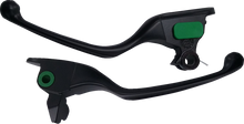 DRAG SPECIALTIES Wide Blade Lever Set - Black H07-0730MB