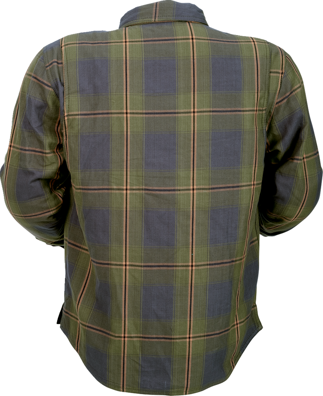 Z1R Ashwood Flannel - Olive - Small 3040-3301