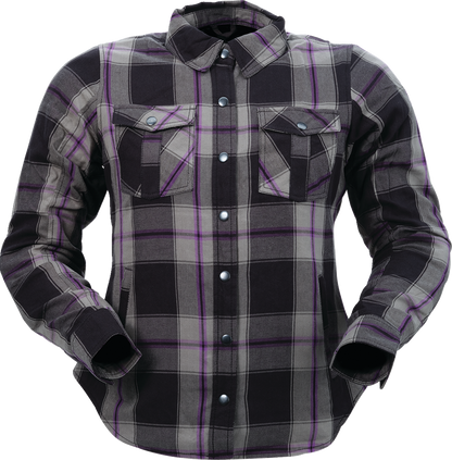Z1R Women's Ashwood Flannel - Purple - Medium 3041-0678
