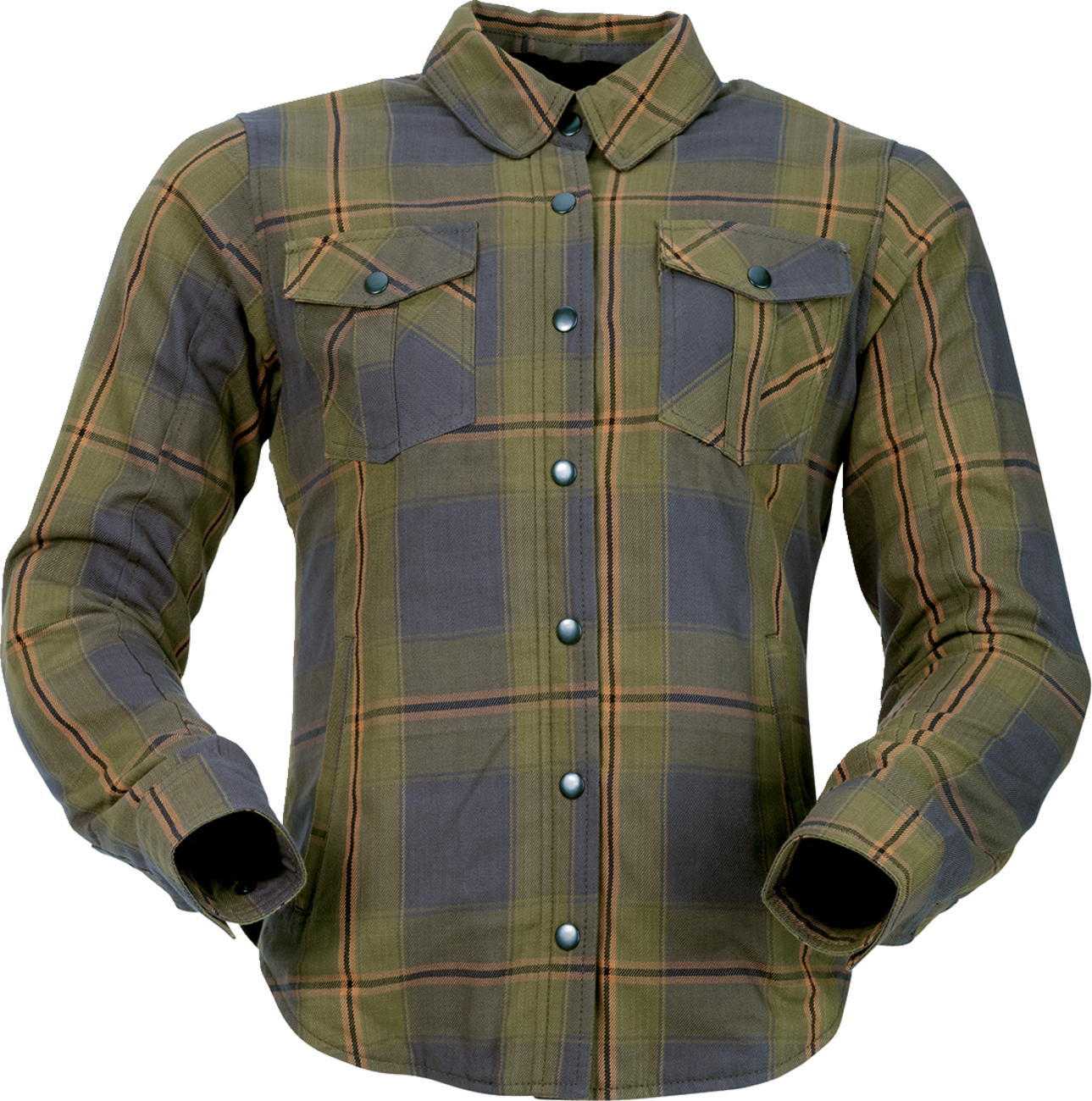 Z1R Women's Ashwood Flannel - Olive - Medium 3041-0686
