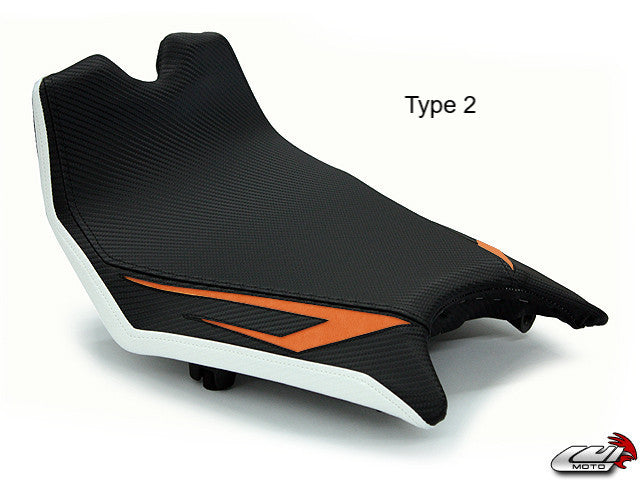 LUIMOTO (Type 2) Rider Seat Covers for the KTM RC8 / RC8 R (08-15)