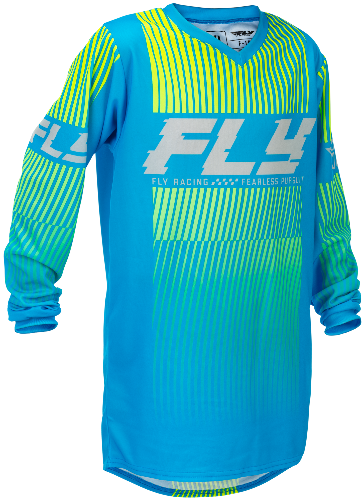 Youth F 16 Jersey Blue/Hi Vis Yl