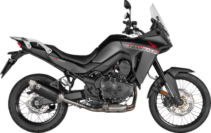 AKRAPOVIC Slip-On Line Muffler - Titanium - Black S-H7SO6-HRTBL
