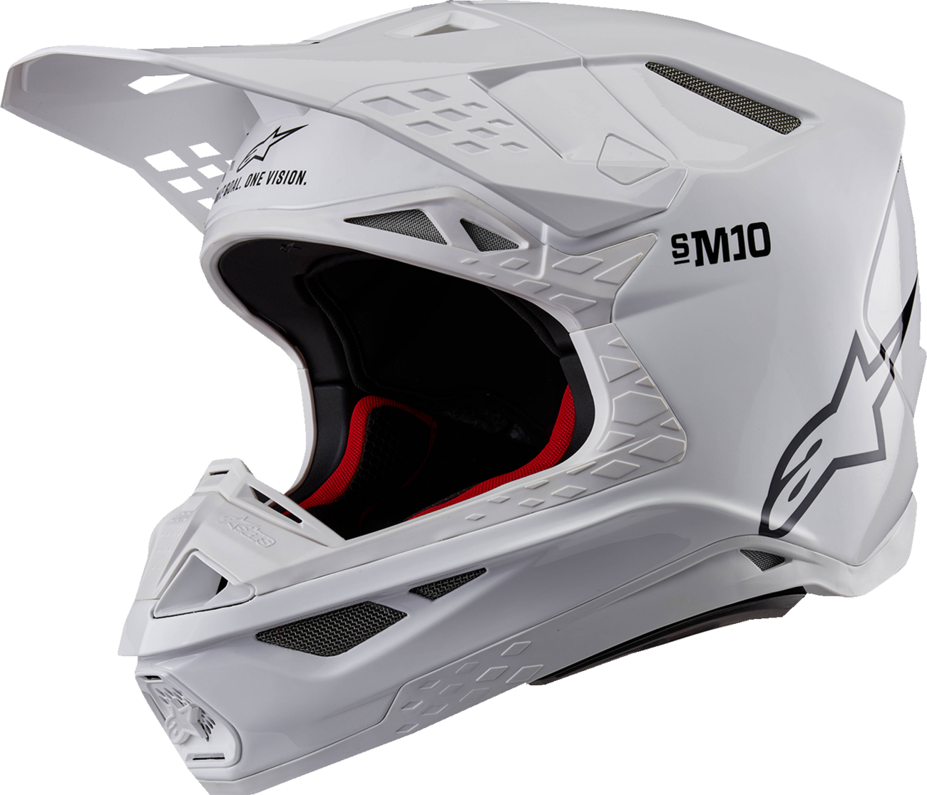 ALPINESTARS Supertech M10 Helmet - Solid - MIPS® - Gloss White - 2XL 8300323-2180-2X
