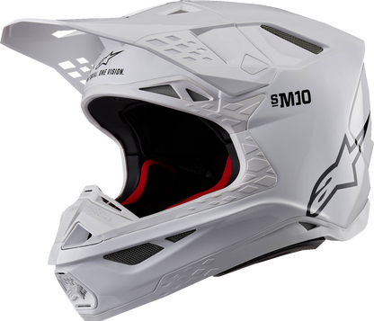 ALPINESTARS Supertech M10 Helmet - Solid - MIPS® - Gloss White - Large 8300323-2180-L