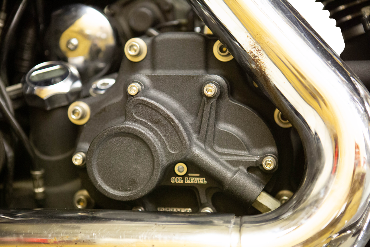 BAKER DRIVETRAIN Transmission Side Cover Assembly - Function-Formed™/Cable Type - Wrinkle Black BD-10603-A