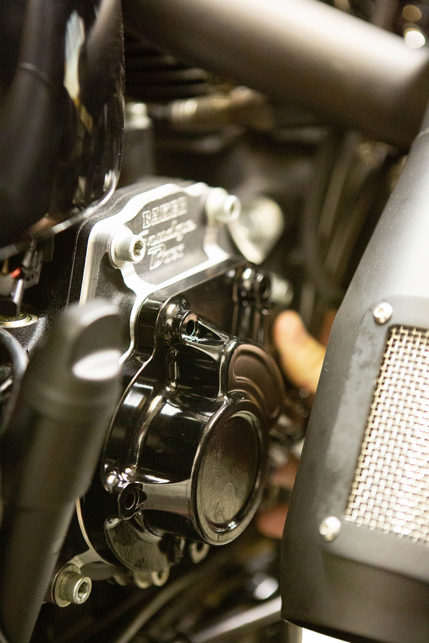 BAKER DRIVETRAIN Transmission Side Cover Assembly - Function-Formed™/Cable Type - Gloss Black BD-10605-A