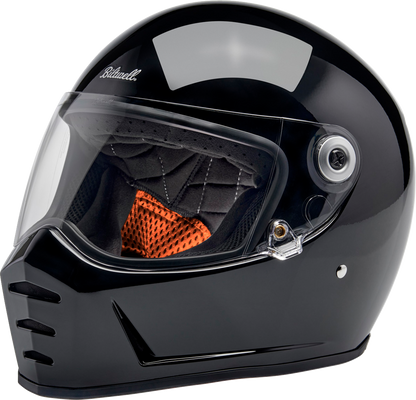 BILTWELL Lane Splitter Helmet - Gloss Black - Small 1004-101-502