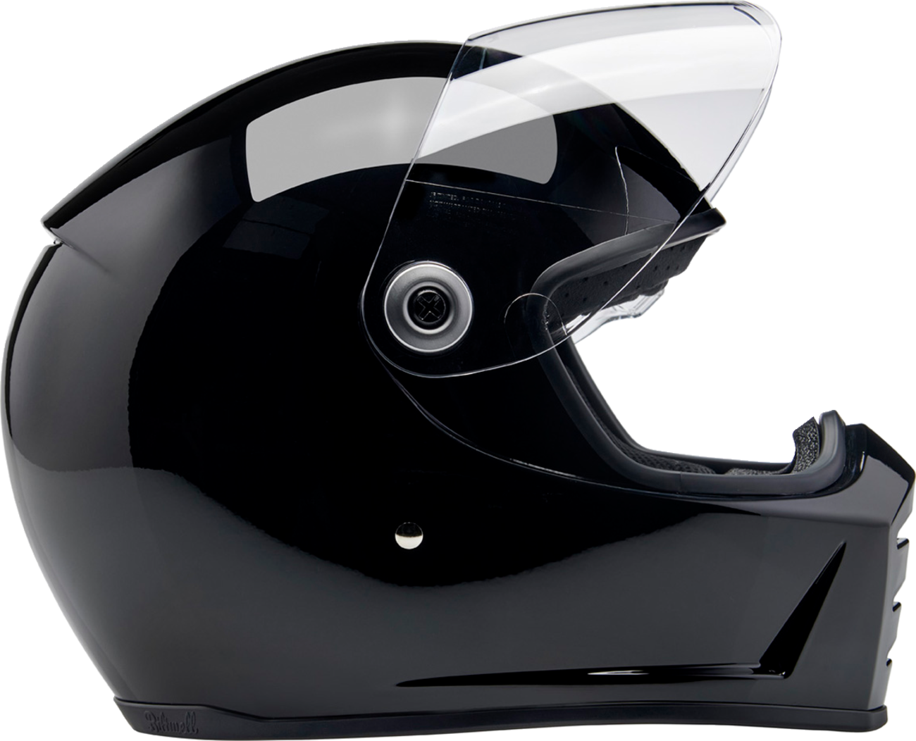 BILTWELL Lane Splitter Helmet - Gloss Black - Large 1004-101-504