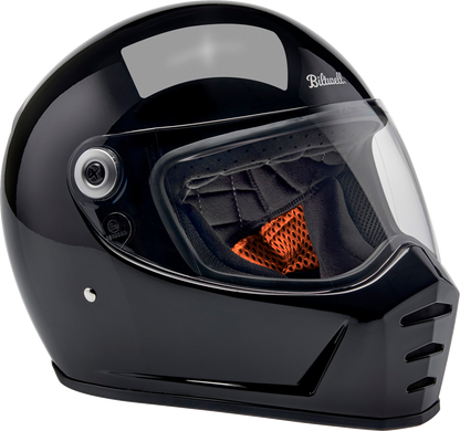 BILTWELL Lane Splitter Helmet - Gloss Black - Large 1004-101-504