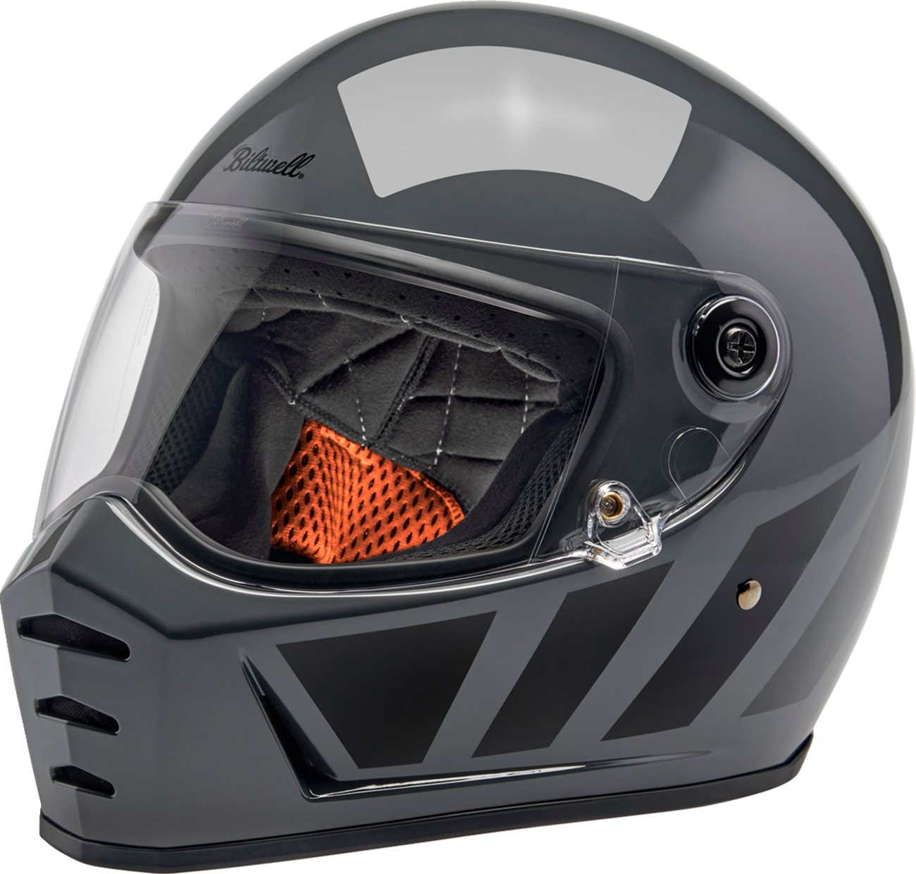 BILTWELL Lane Splitter Helmet - Storm Gray Inertia - Large 1004-569-504