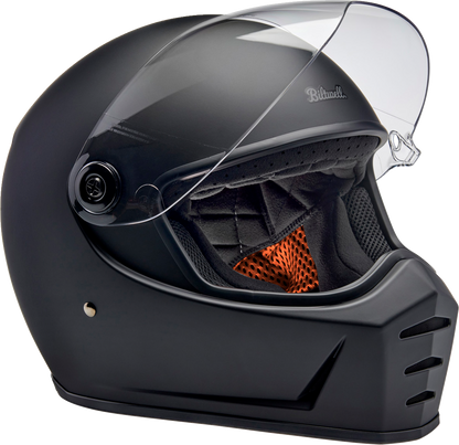BILTWELL Lane Splitter Helmet - Flat Black - Small 1004-201-502