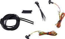 CUSTOM DYNAMICS Micro Bullet Turn Signals - LED - Amber/Red- Black CD-MICRO-AR2-B
