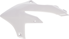 CYCRA Replica Radiator Shrouds - White - Yamaha 1CYC-1787-30