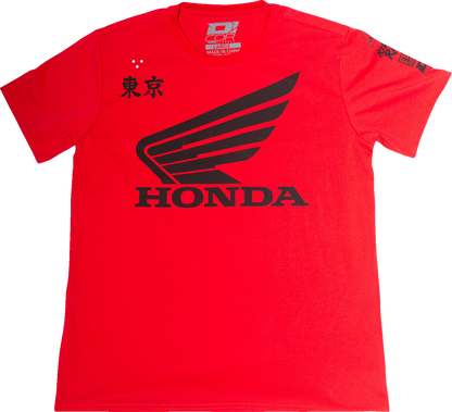 D'COR VISUALS Honda Factory T-Shirt - Red - Medium 80-122-2