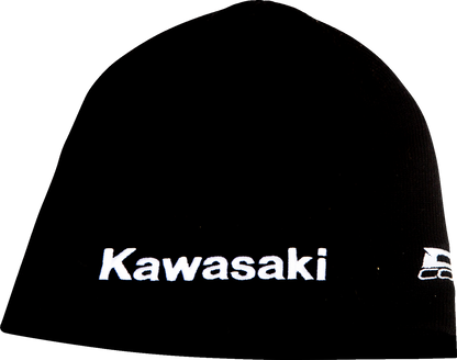 D'COR VISUALS Kawasaki Factory Beanie - Black 70-149-1
