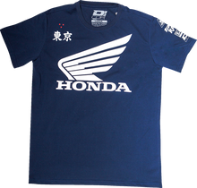 D'COR VISUALS Honda Factory T-Shirt - Navy - Large 80-123-3